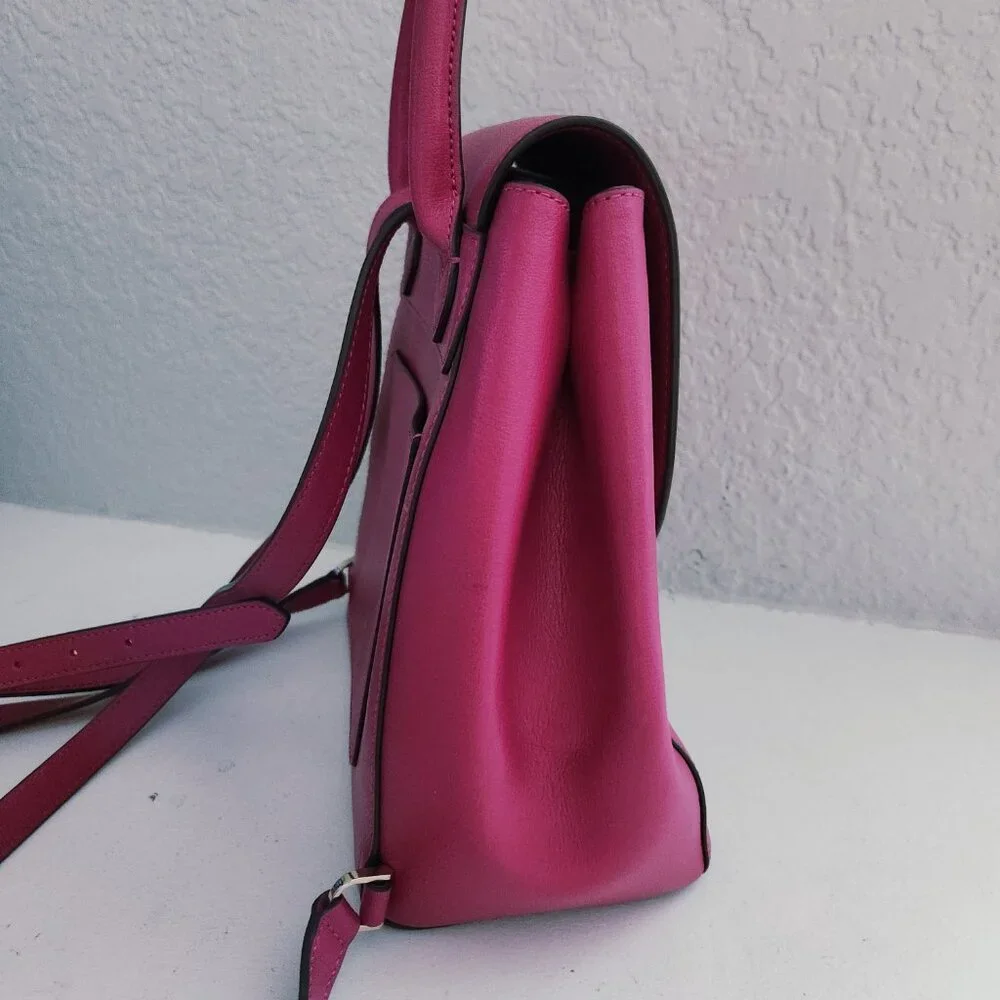 Like New Kate Spade Adel Flap Pink Leather Backpack